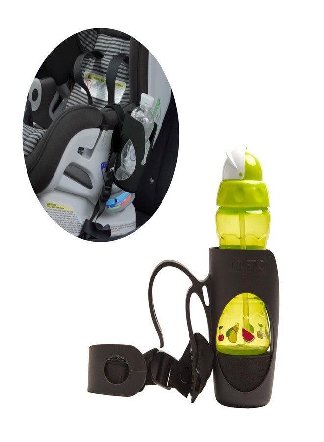 Trustic - Child Cup Holder for Convertible Car Seats - Compatible with Britax ClickTight Marathon, Boulevard, Advocate Car Seats – Black - Image 1